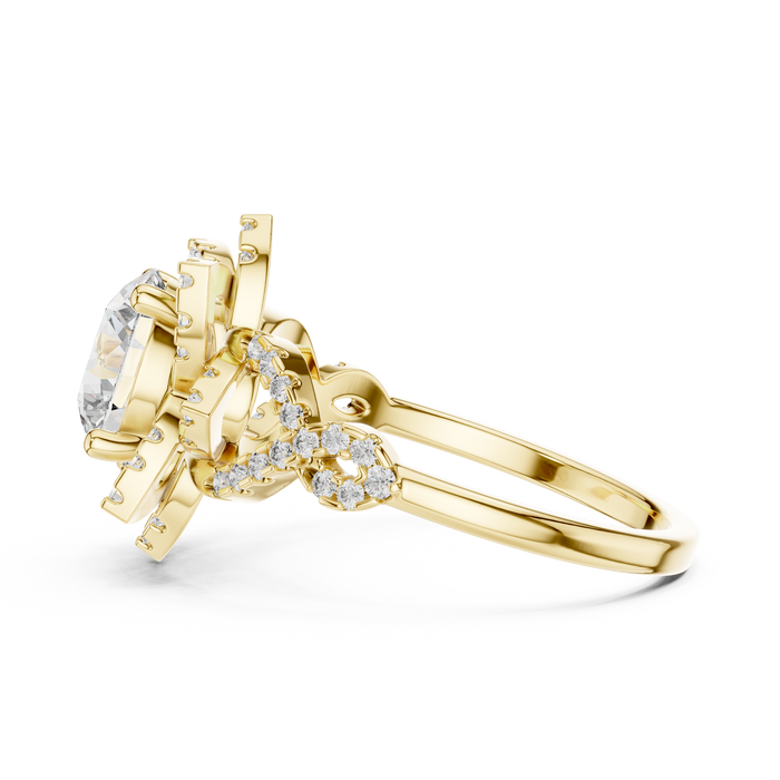 The Faustine — Round Eternity Lab-Grown Diamond Ring