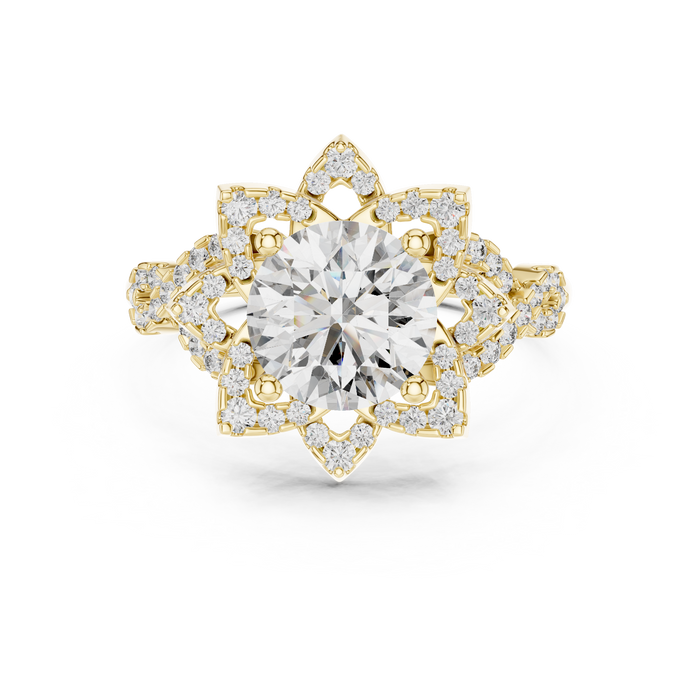 The Faustine — Round Eternity Lab-Grown Diamond Ring
