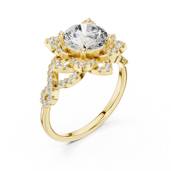 The Faustine — Round Eternity Lab-Grown Diamond Ring