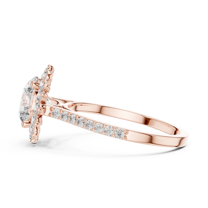 The Giselle — Round Pavé Ring