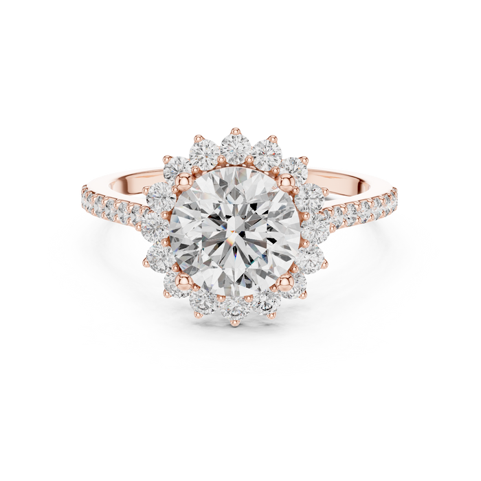 The Giselle — Round Pavé Ring