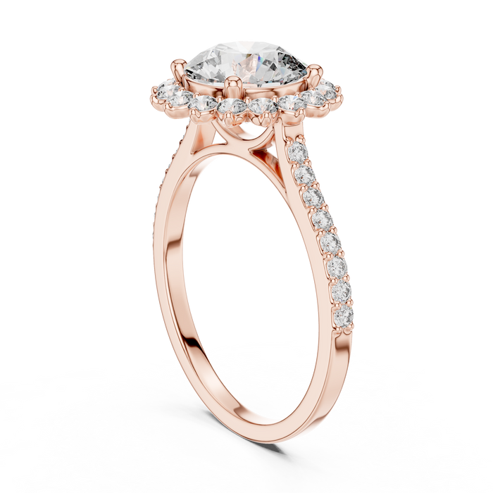 The Giselle — Round Pavé Ring