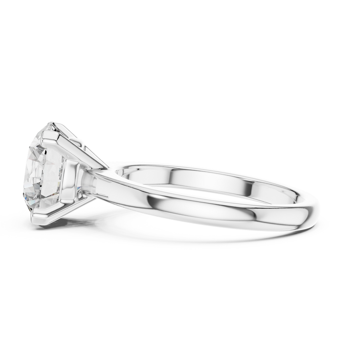 The Jacinthe — Round Solitaire Ring