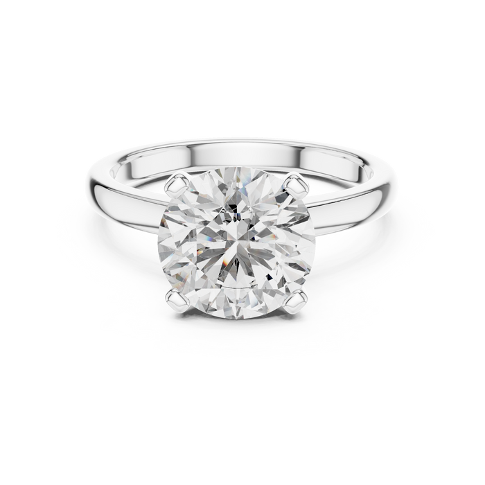 The Jacinthe — Round Solitaire Ring