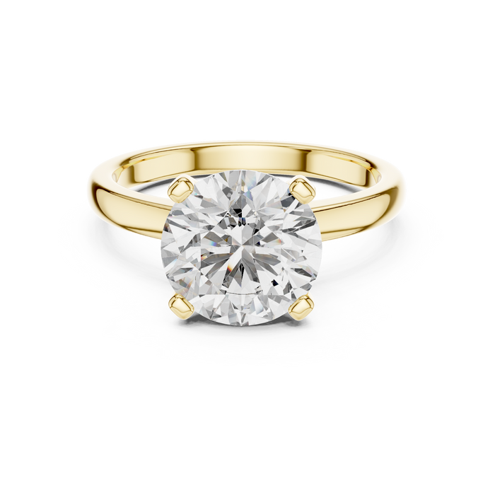The Jacinthe — Round Solitaire Lab-Grown Diamond Ring