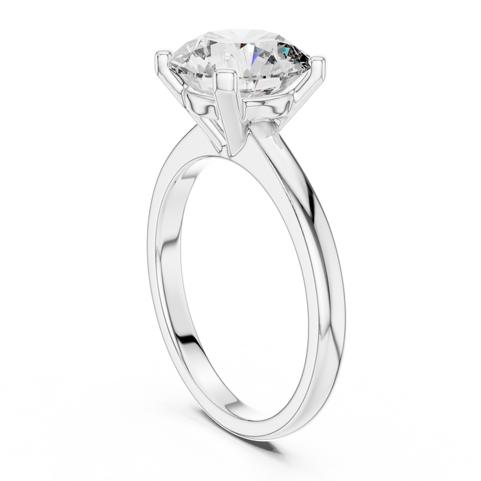 The Jacinthe — Round Solitaire Ring