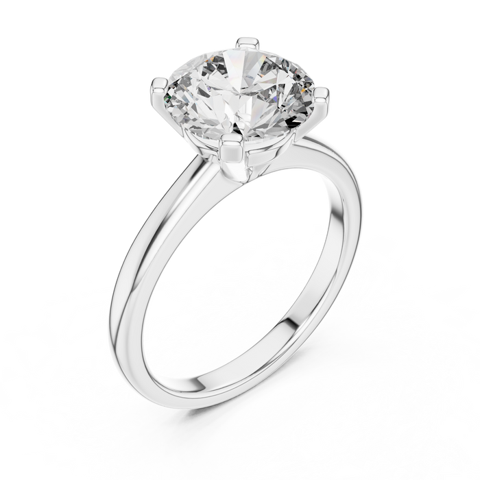The Jacinthe — Round Solitaire Ring