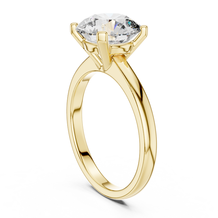 The Jacinthe — Round Solitaire Lab-Grown Diamond Ring