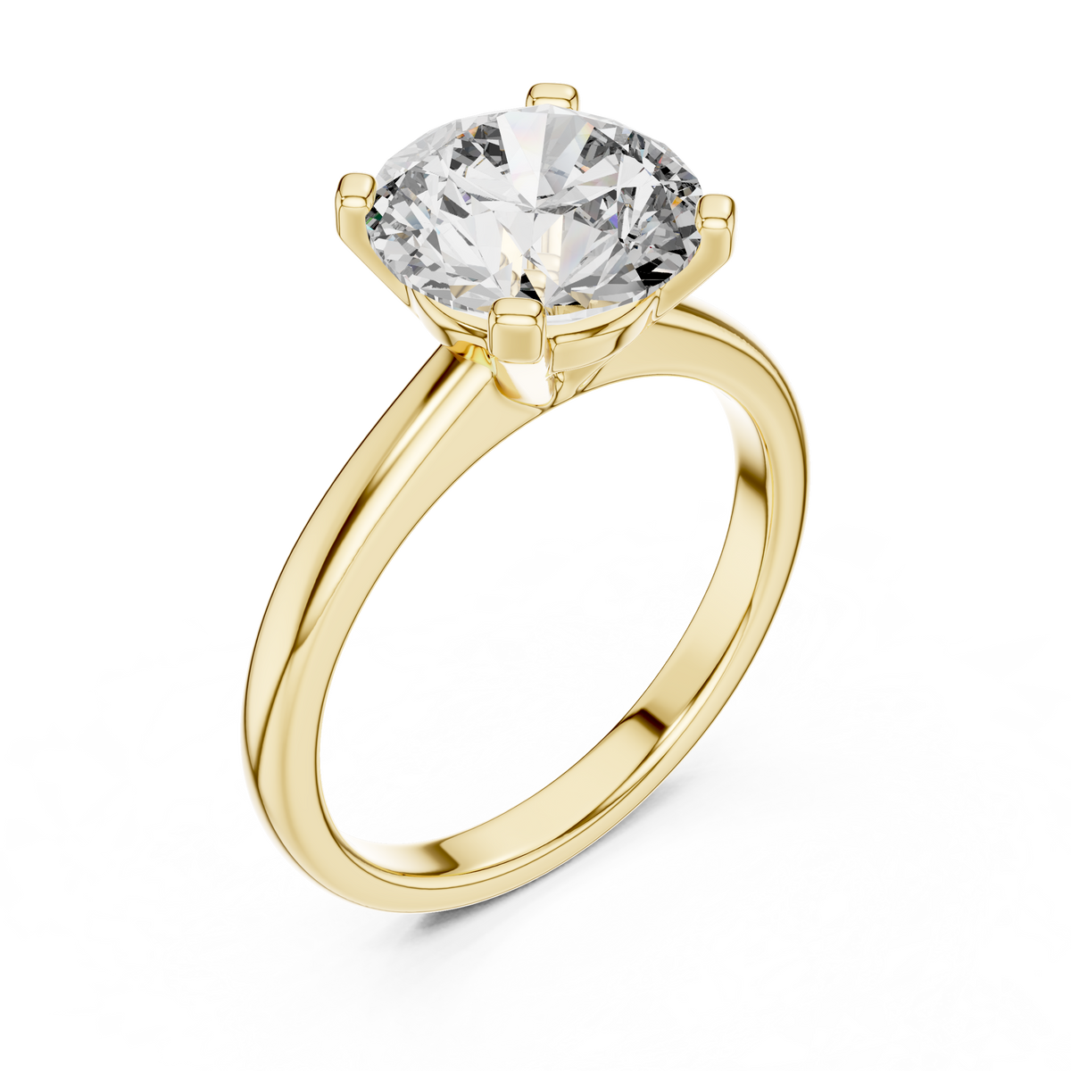 The Jacinthe — Round Solitaire Ring