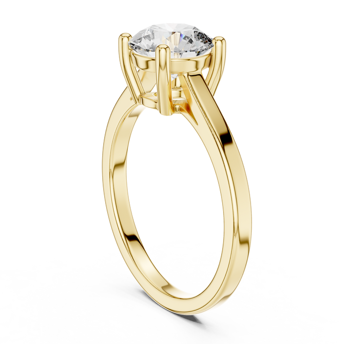 The Kalliope — Round Solitaire Lab-Grown Diamond Ring
