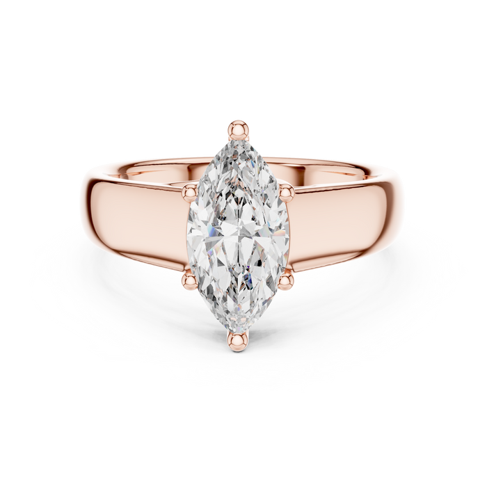 The Lisette — Marquise Toi et Moi Ring