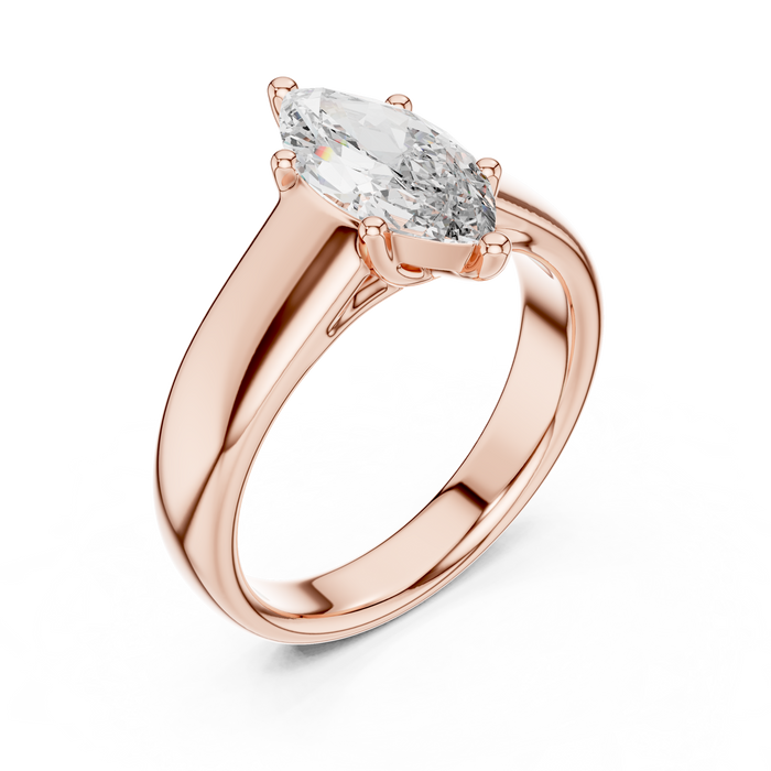 The Lisette — Marquise Toi et Moi Ring