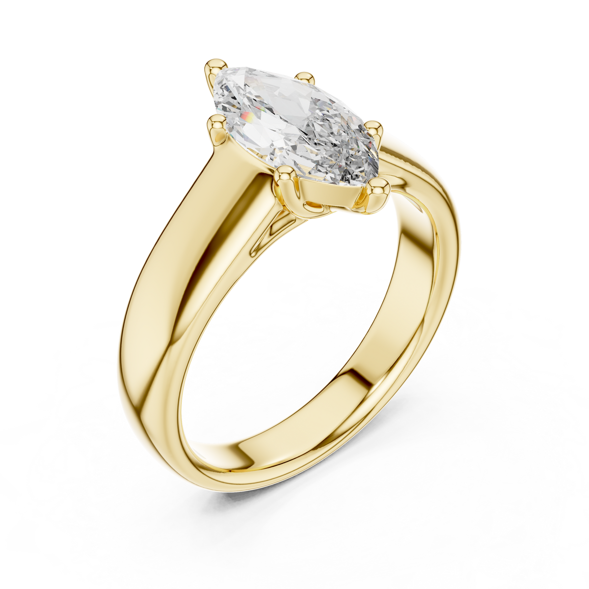 The Lisette — Marquise Toi et Moi Ring