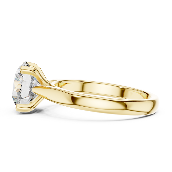 The Mireille — Round Solitaire Lab-Grown Diamond Ring