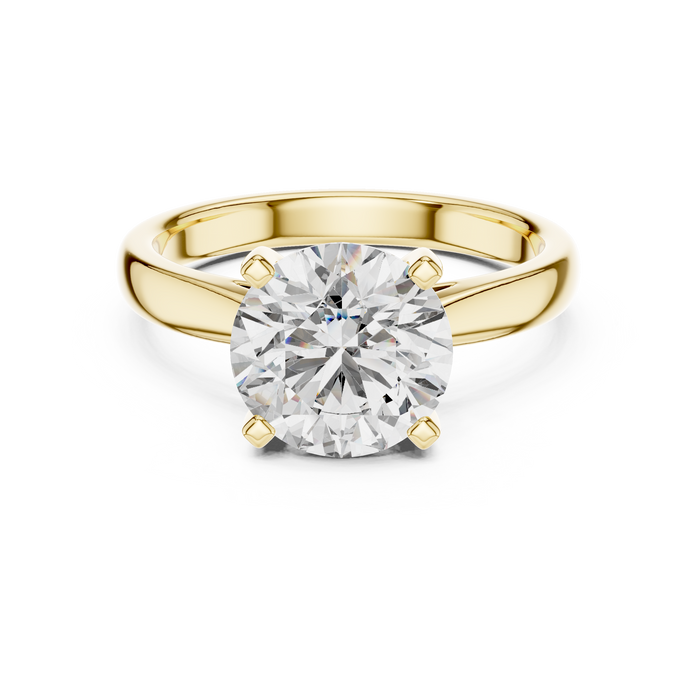 The Mireille — Round Solitaire Lab-Grown Diamond Ring