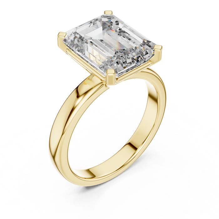 The Nérine — Emerald Toi et Moi Lab-Grown Diamond Ring