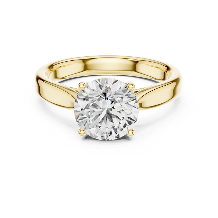 The Ophélie — Round Solitaire Lab-Grown Diamond Ring