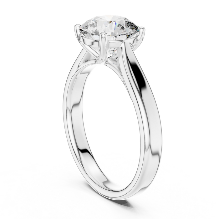 The Ophélie — Round Solitaire Ring
