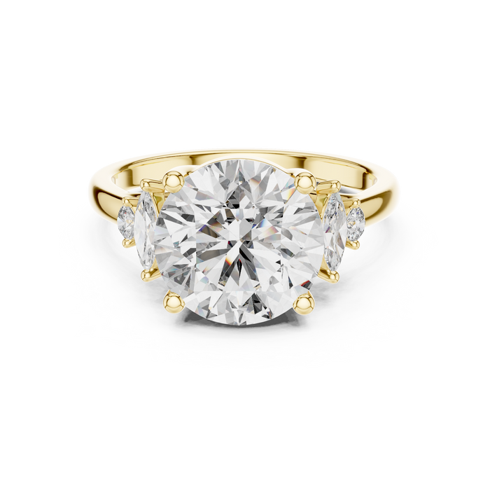 The Sidonie — Round Cluster Lab-Grown Diamond Ring