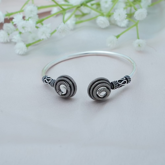Artisan Heritage: Openable Silver 925 Bangle