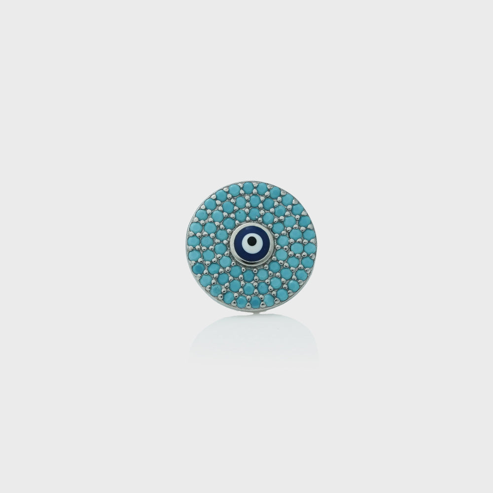 Blue Zirconia Studs