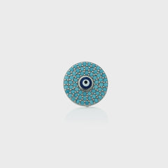 Blue Zirconia Studs