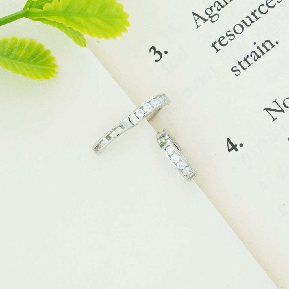 Everyday Zirconia Hoop