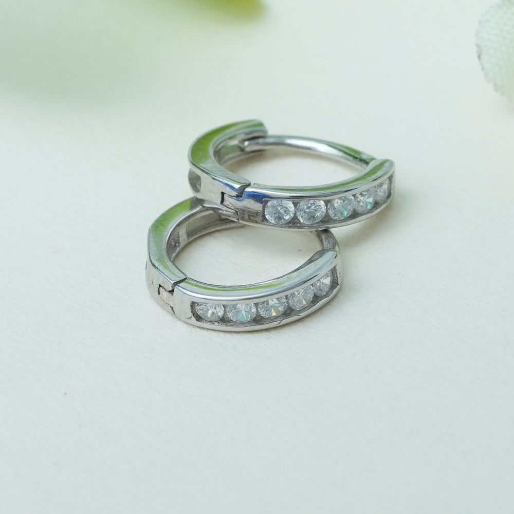 Everyday Zirconia Hoop