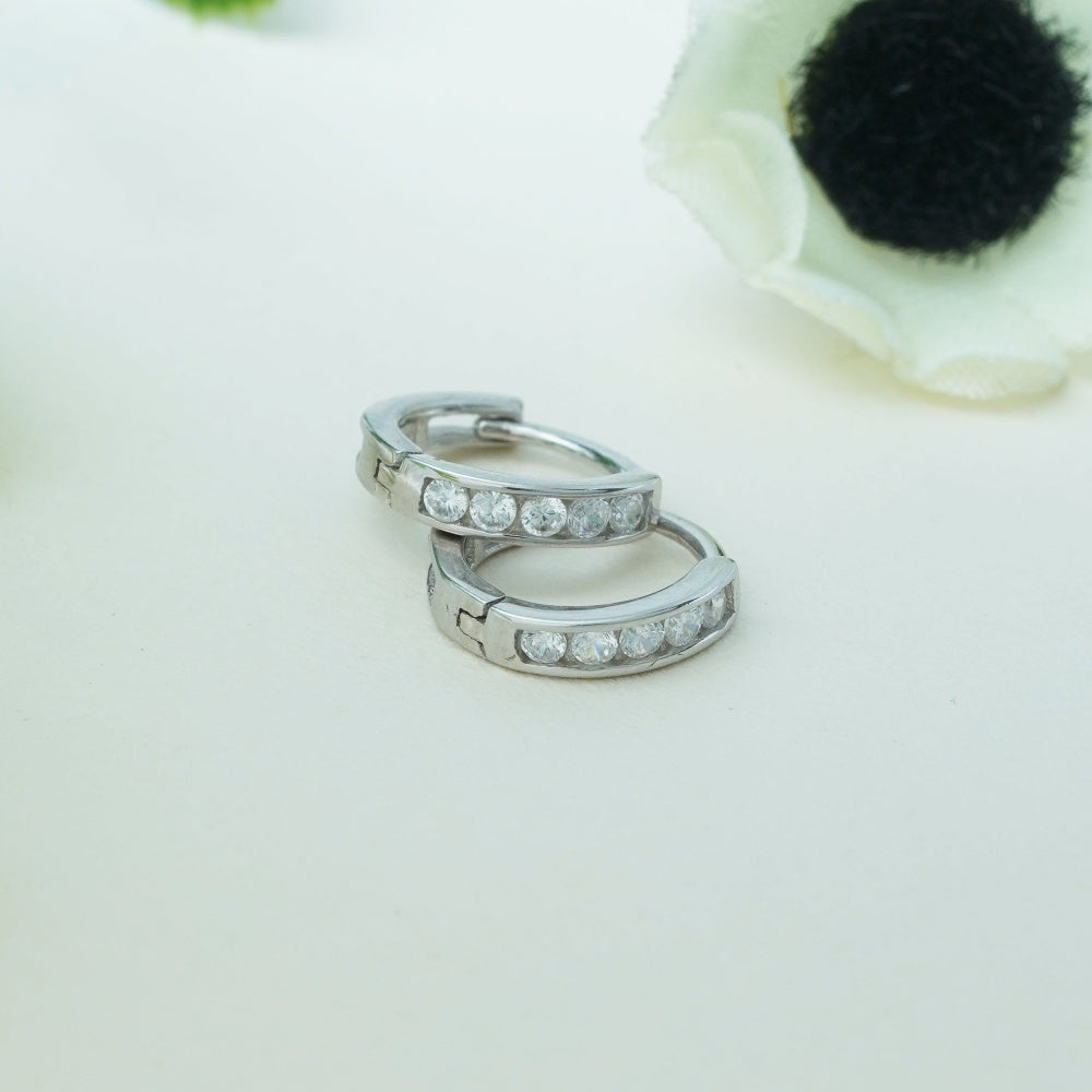 Everyday Zirconia Hoop