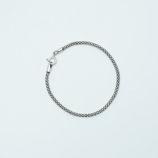 Everyday Cool: Sterling Silver 925 Spring Ring Lock Bracelet