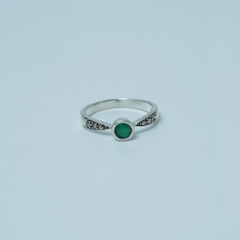 Green Stone Ring