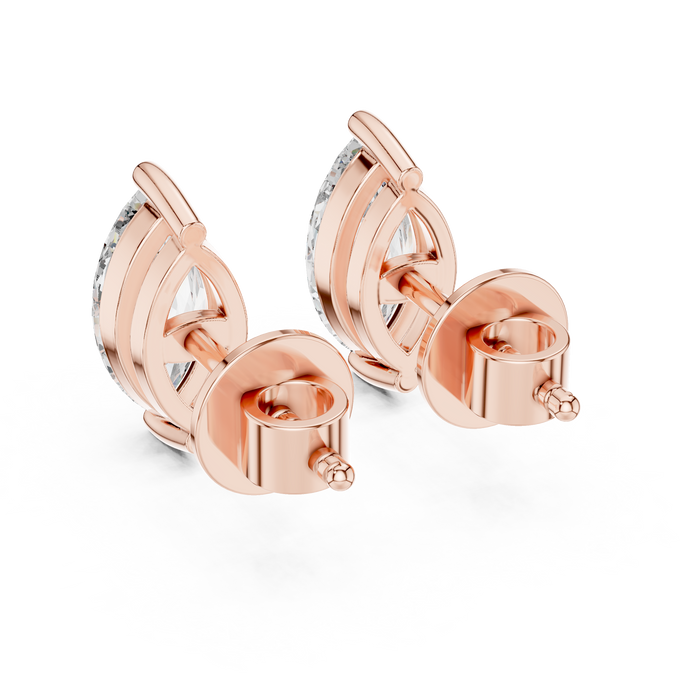 Ysée Marquise Halo Stud Earrings