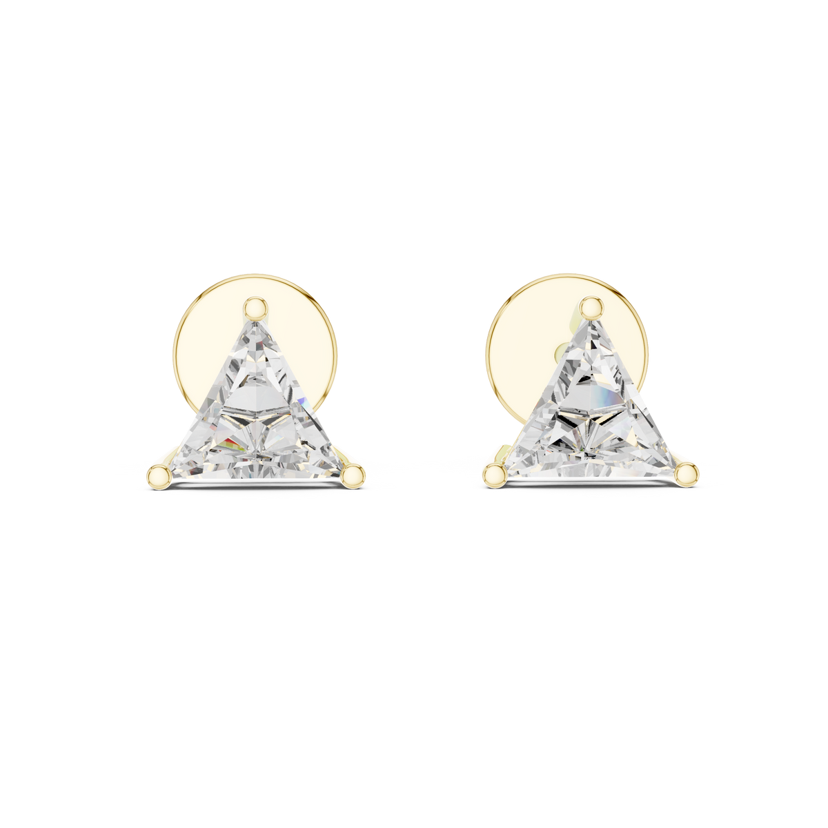Amara Emerald-Cut Lab-Grown Diamond Stud Earrings