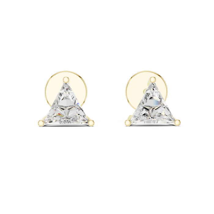 Amara Emerald-Cut Lab-Grown Diamond Stud Earrings