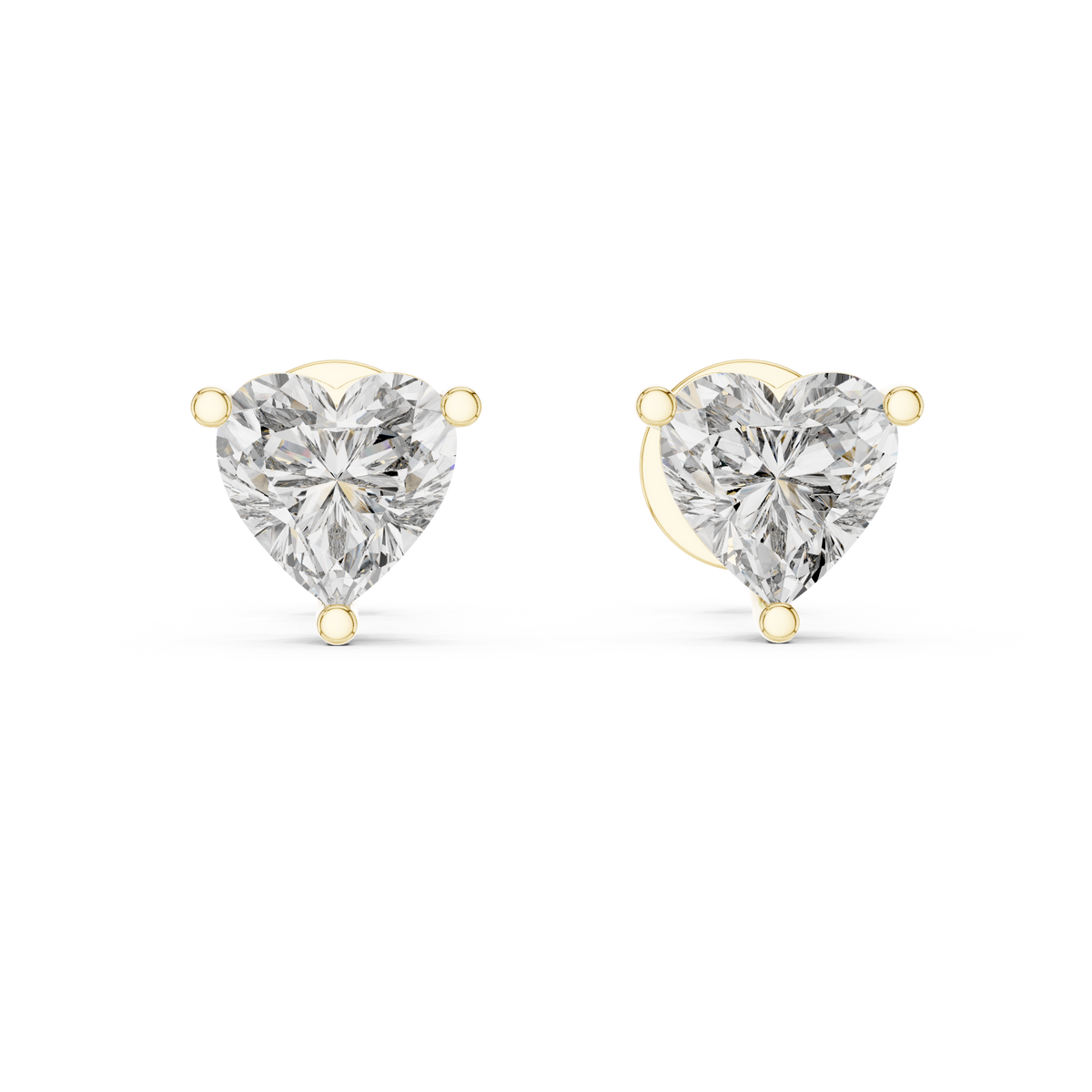 Elara Round Halo Stud Earrings