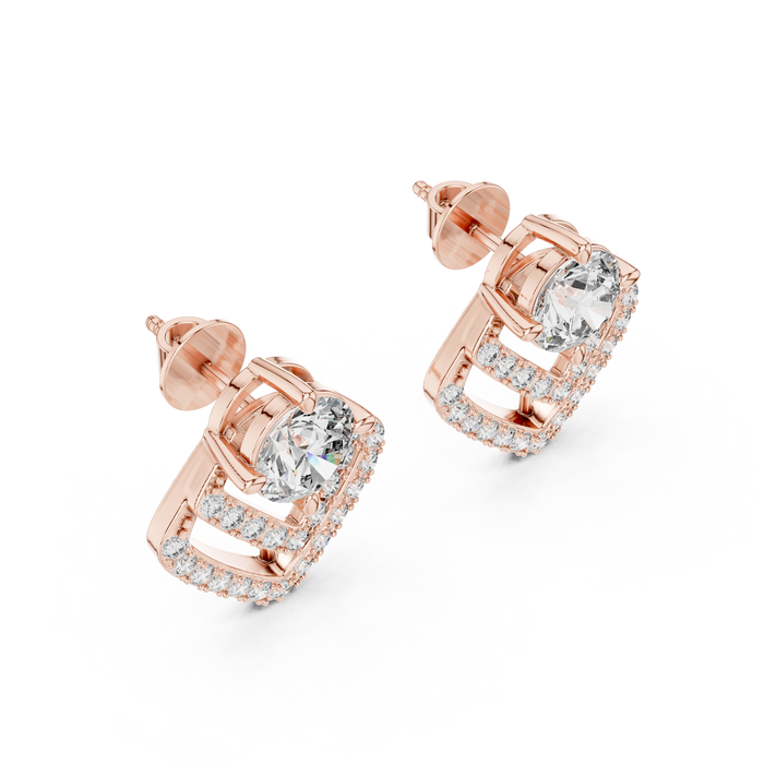 Colette Princess Halo Stud Earrings
