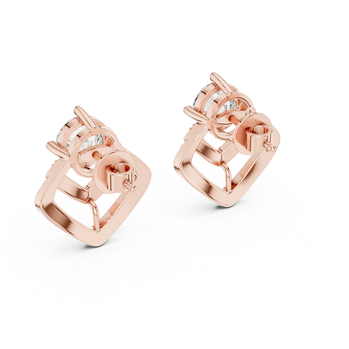 Colette Princess Halo Stud Earrings