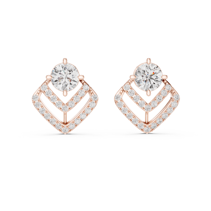 Colette Princess Halo Stud Earrings