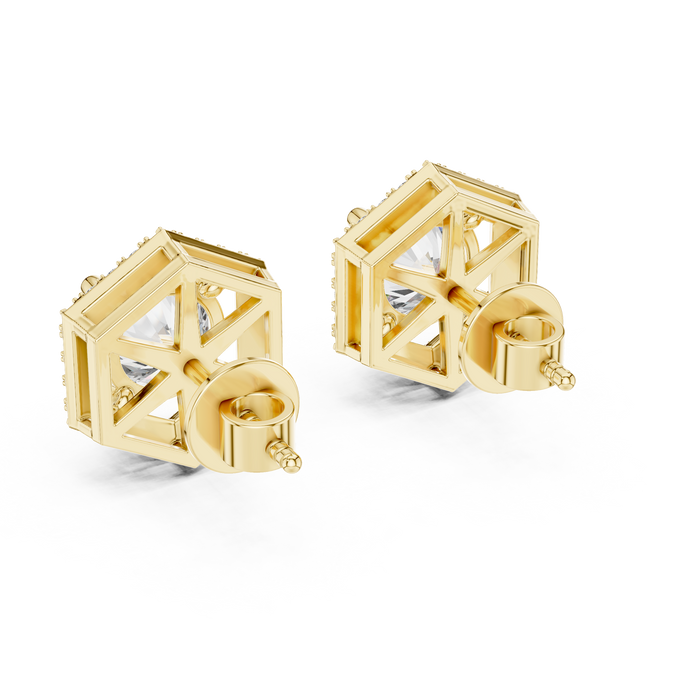 Anouk Princess Cluster Lab-Grown Diamond Stud Earrings