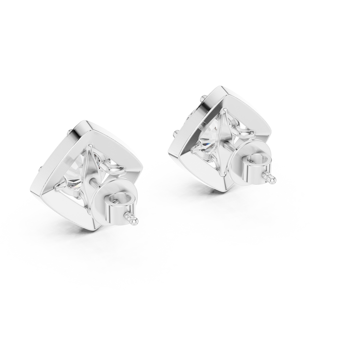 Delphine Princess Halo Stud Earrings