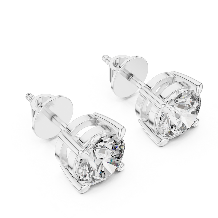 Océane Round Basket Stud Earrings