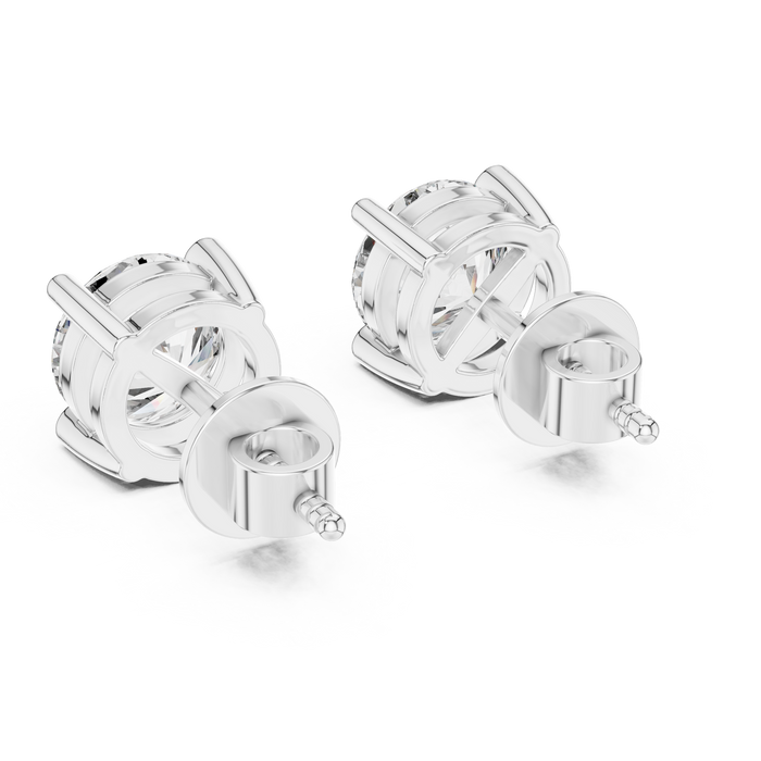 Océane Round Basket Stud Earrings