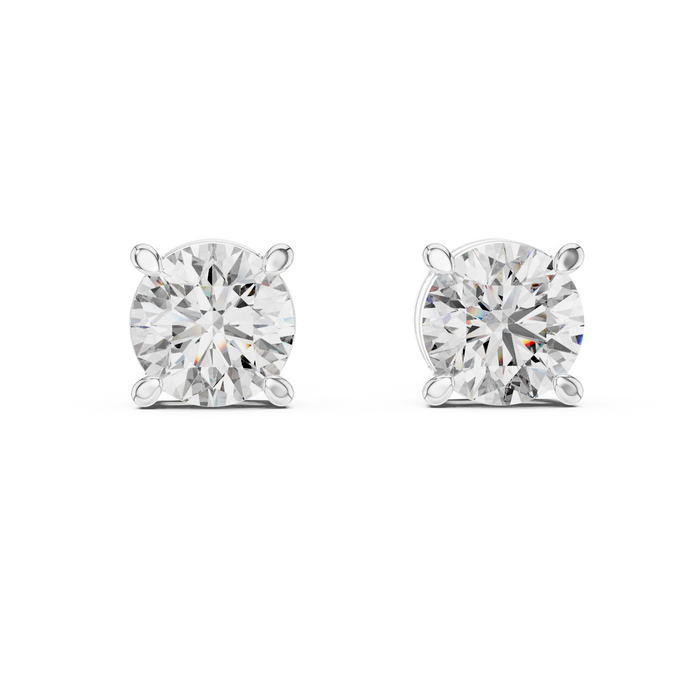 Océane Round Basket Stud Earrings