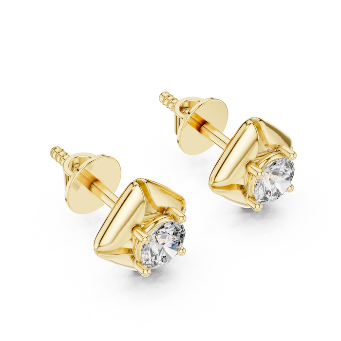 Élise Cushion-Cut Lab-Grown Diamond Stud Earrings