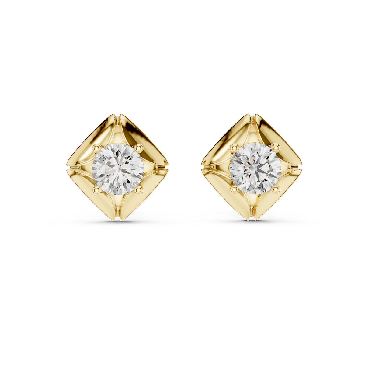 Élise Cushion-Cut Lab-Grown Diamond Stud Earrings
