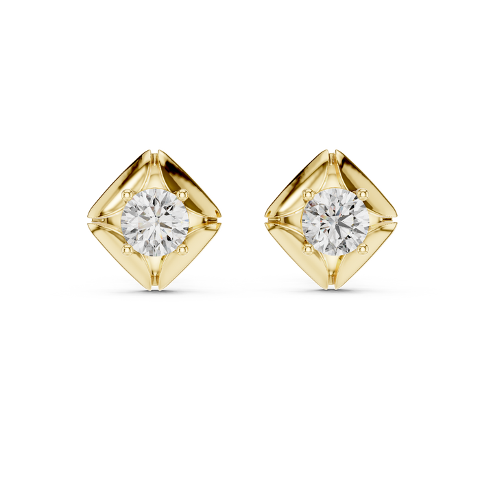 Élise Cushion-Cut Lab-Grown Diamond Stud Earrings