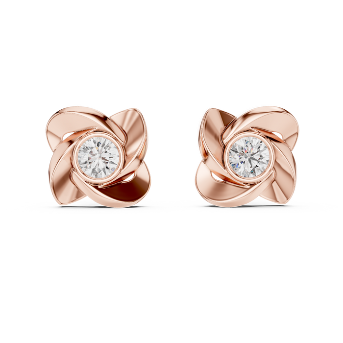 Rosalie Floral Cluster Stud Earrings