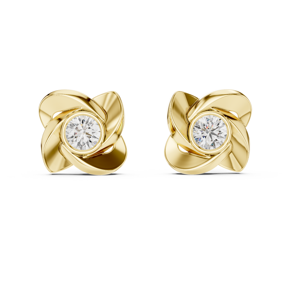 Rosalie Floral Cluster Stud Earrings