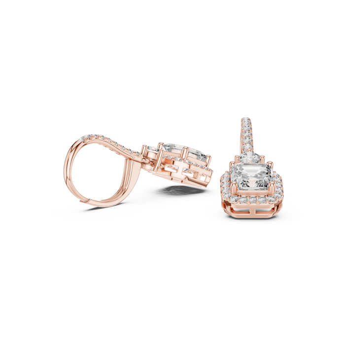 The Tourvuande — Asscher Earrings