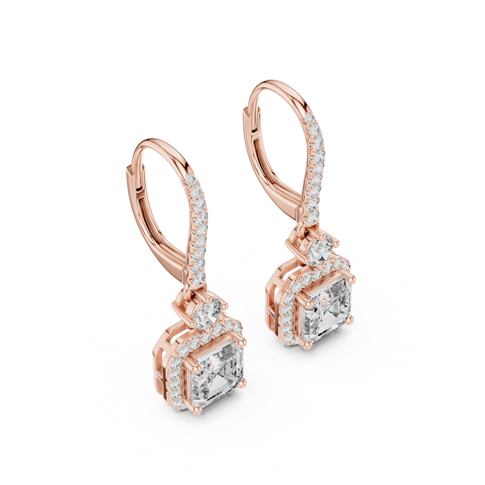 The Tourvuande — Asscher Earrings